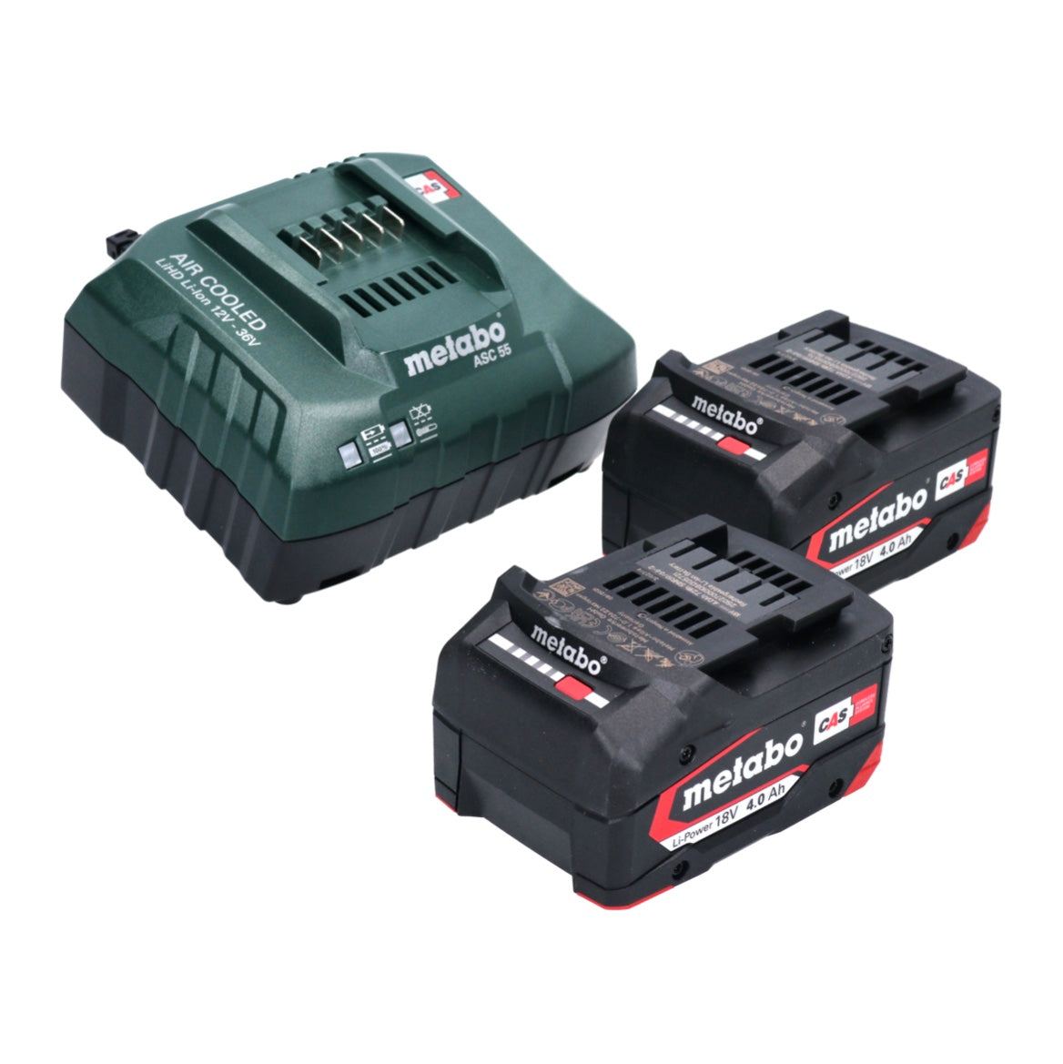 Visseuse à chocs sans fil Metabo SSW 18 LTX 400 BL 18 V 400 Nm 1/2" sans balais + 2x batterie 4,0 Ah + chargeur + métaBOX