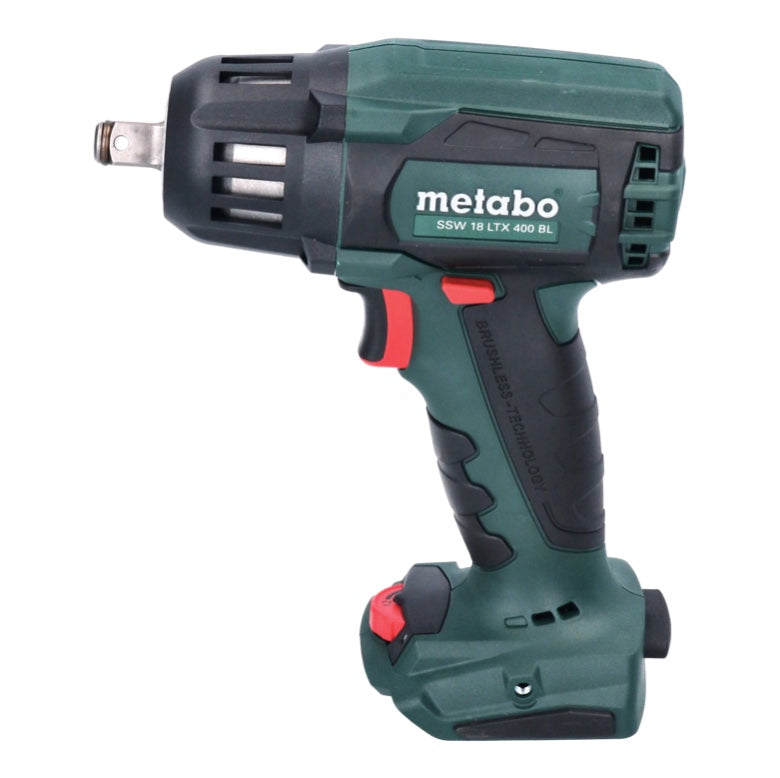 Metabo SSW 18 LTX 400 BL Akku Schlagschrauber 18 V 400 Nm 1/2" Brushless + 1x Akku 4,0 Ah + metaBOX -  ohne Ladegerät