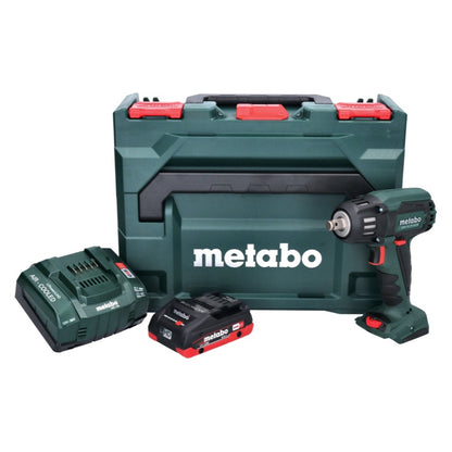 Visseuse à chocs sans fil Metabo SSW 18 LTX 400 BL 18 V 400 Nm 1/2" brushless + 1x batterie 4,0 Ah + chargeur + métaBOX