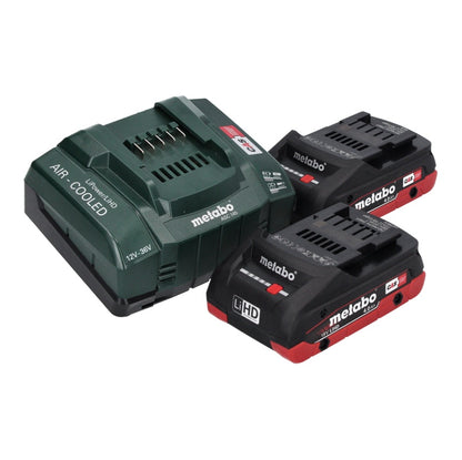 Visseuse à chocs sans fil Metabo SSW 18 LTX 400 BL 18 V 400 Nm 1/2" sans balais + 2x batterie 4,0 Ah + chargeur + métaBOX