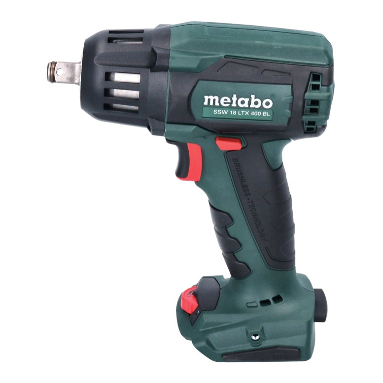 Metabo SSW 18 LTX 400 BL Akku Schlagschrauber 18 V 400 Nm 1/2" Brushless + 1x Akku 5,5 Ah + Ladegerät + metaBOX