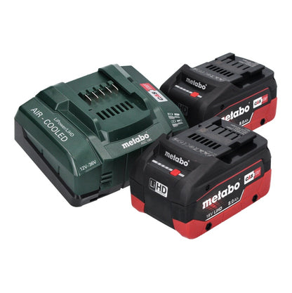 Visseuse à chocs sans fil Metabo SSW 18 LTX 400 BL 18 V 400 Nm 1/2" sans balais + 2x batterie 8,0 Ah + chargeur + métaBOX