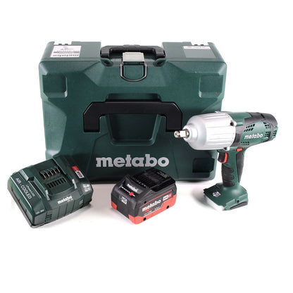 Visseuse à chocs sans fil Metabo SSW 18 LTX 600 18 V 600 Nm 1/2" + 1x batterie LiHD 5,5 Ah + chargeur + MetaLoc