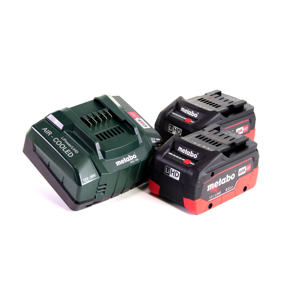 Metabo SSW 18 LTX 600 Akku Schlagschrauber 18 V 600 Nm 1/2" + 2x LiHD Akku 8,0 Ah + Ladegerät + MetaLoc