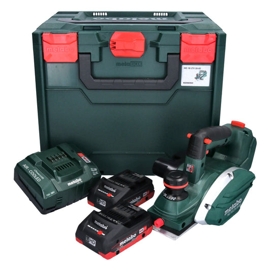 Metabo HO 18 LTX 20-82 Akku Hobel 18 V 82 mm + 2x Akku 4,0 Ah + Ladegerät + metaBOX - Toolbrothers