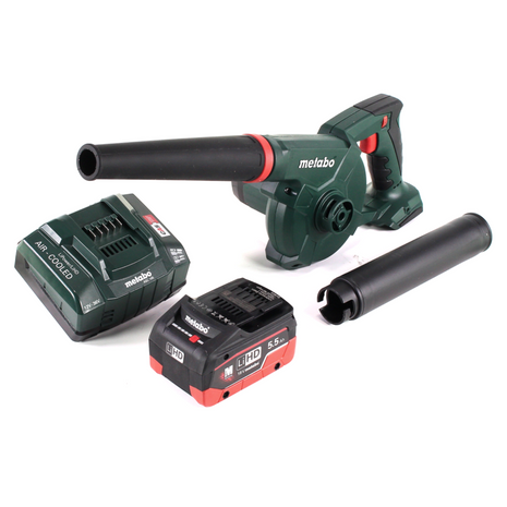 Metabo AG 18 Akku Gebläse 18 V + 1x LiHD Akku 5,5 Ah + Ladegerät - Toolbrothers