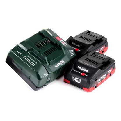 Metabo STA 18 LTX 140 Scie sauteuse sans fil 18V + 2x Batteries 4,0 Ah + Chargeur + Coffret metaBOX