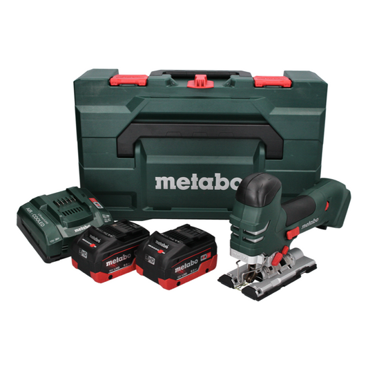 Metabo STA 18 LTX 140 Scie sauteuse sans fil 18V + 2x Batteries 8,0Ah + Chargeur + Coffret MetaBOX