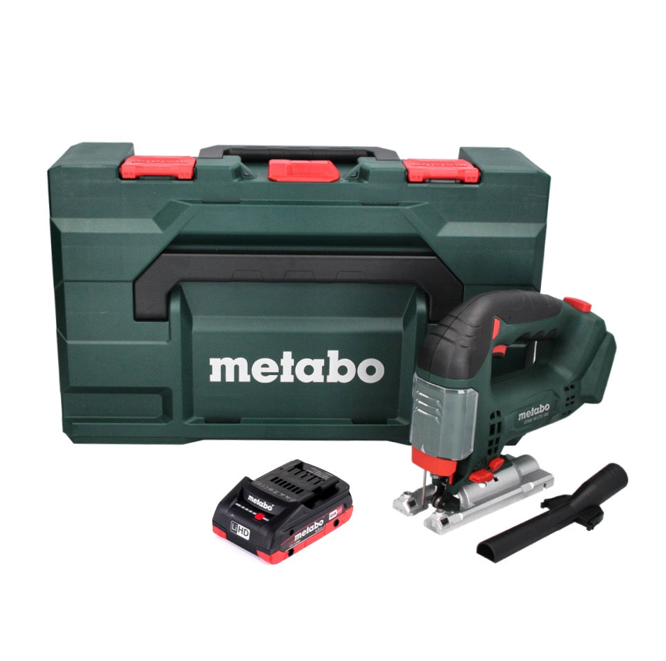 Metabo STAB 18 LTX 100 Scie sauteuse sans fil 18V + 1x Batterie LiHD 4,0 Ah + Coffret MetaBOX - sans chargeur