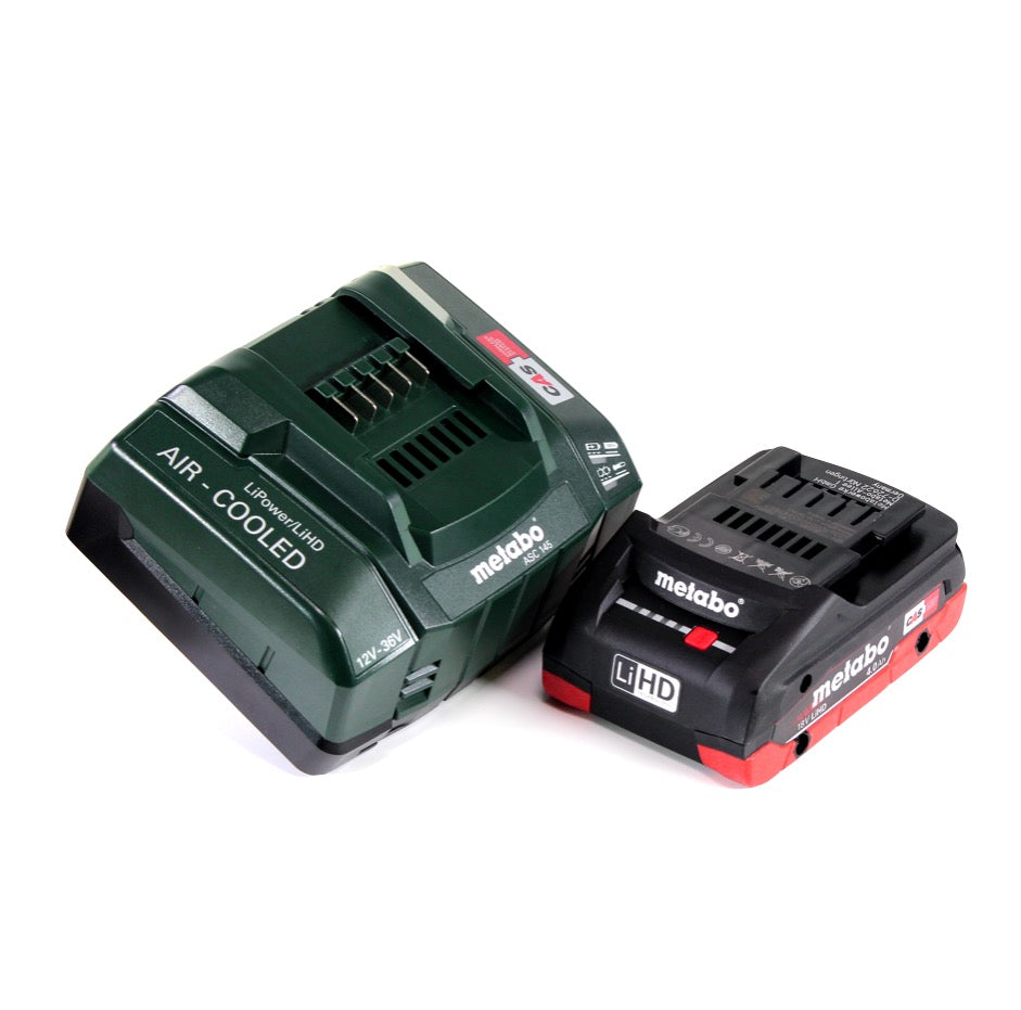 Metabo STAB 18 LTX 100 Scie sauteuse sans fil 18V + 1x Batterie LiHD 4,0 Ah + Chargeur + Coffret MetaBOX