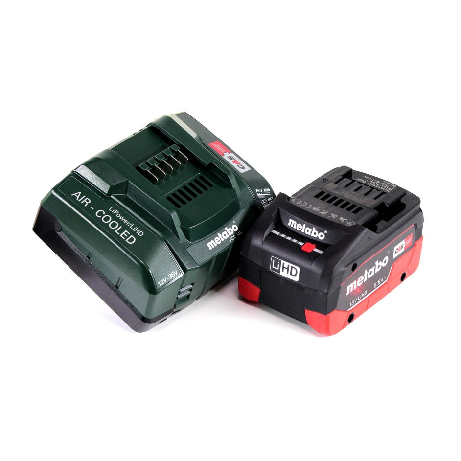 Metabo STAB 18 LTX 100 Scie sauteuse sans fil 18 V + 1x Batterie LiHD 5,5 Ah + Chargeur + Coffret MetaBOX