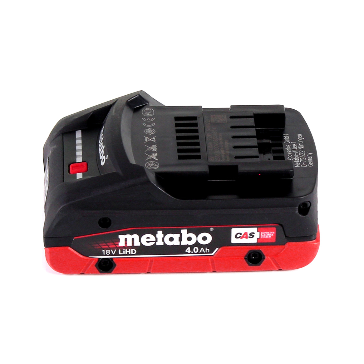 Compresseur à batterie Metabo Power 160-5 18 LTX BL OF 18 V 8,0 bar sans balais + 1x batterie LiHD 4,0 Ah - sans chargeur