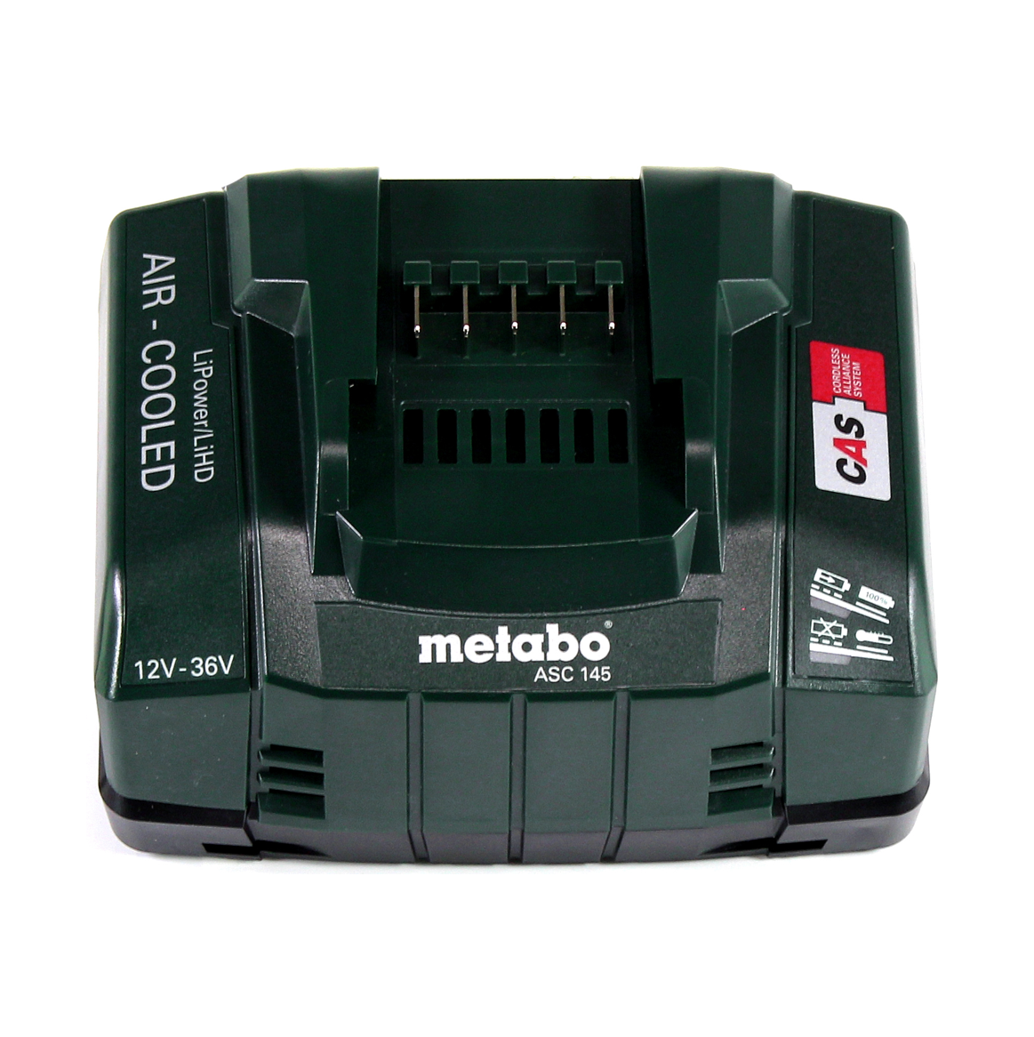 Compresseur à batterie Metabo Power 160-5 18 LTX BL OF 18 V 8,0 bar sans balais + 1x batterie LiHD 4,0 Ah + chargeur