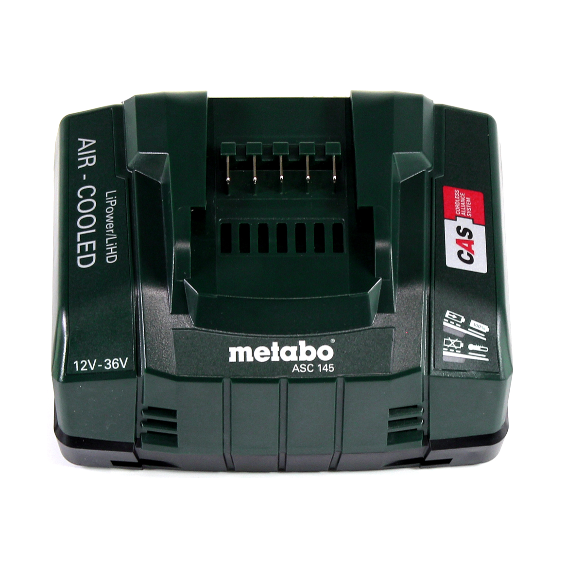 Metabo Power 160-5 18 LTX BL OF Akku Kompressor 18 V 8,0 bar Brushless + 1x LiHD Akkupack 5,5 Ah + Ladegerät