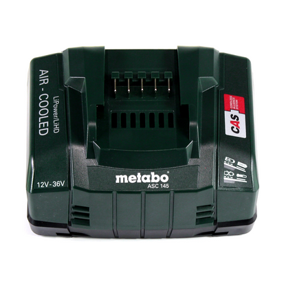 Metabo Power 160-5 18 LTX BL OF Akku Kompressor 18 V 8,0 bar Brushless + 1x LiHD Akkupack 5,5 Ah + Ladegerät