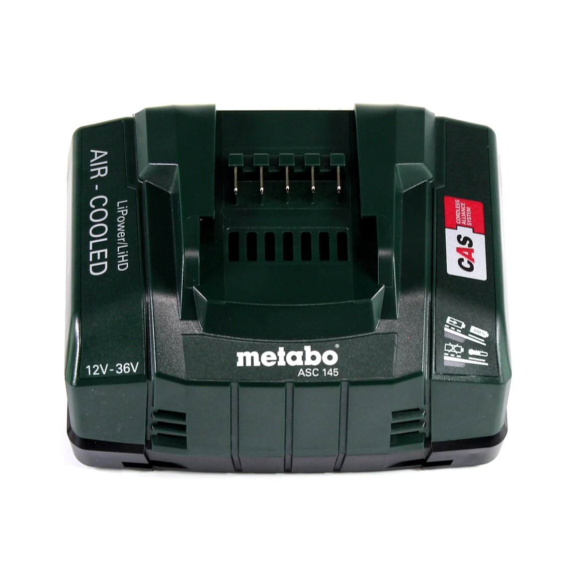 Metabo Power 160-5 18 LTX BL OF Akku Kompressor 18 V 8,0 bar Brushless + 2x LiHD Akkupack 5,5 Ah + Ladegerät