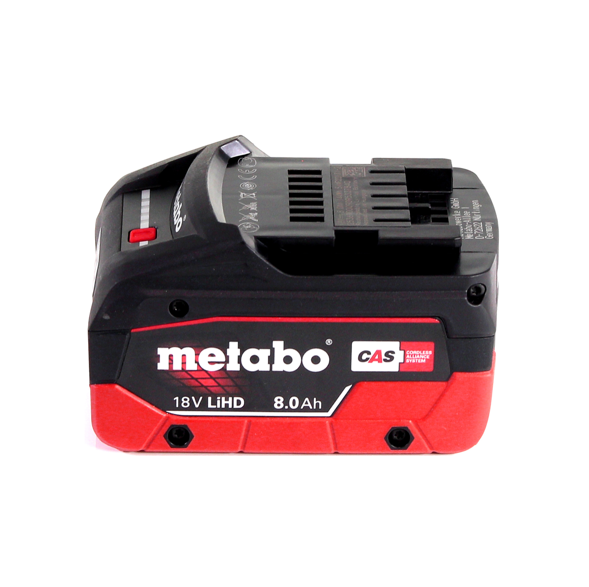 Compresseur à batterie Metabo Power 160-5 18 LTX BL OF 18 V 8,0 bar sans balais + 1x batterie LiHD 8,0 Ah - sans chargeur