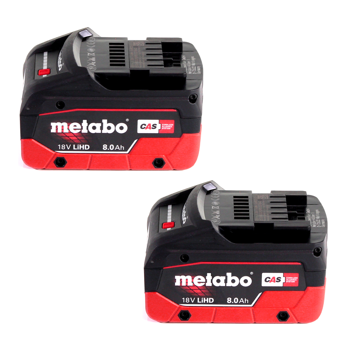 Compresseur à batterie Metabo Power 160-5 18 LTX BL OF 18 V 8,0 bar sans balais + 2 batteries LiHD 8,0 Ah + chargeur