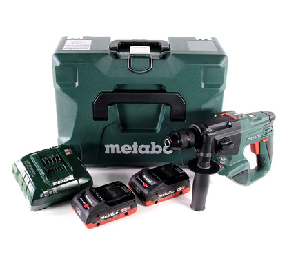 Perceuse à percussion sur batterie Metabo SBE 18 LTX 18 V 24 Nm + 2x batterie LiHD 4,0 Ah + chargeur + MetaLoc