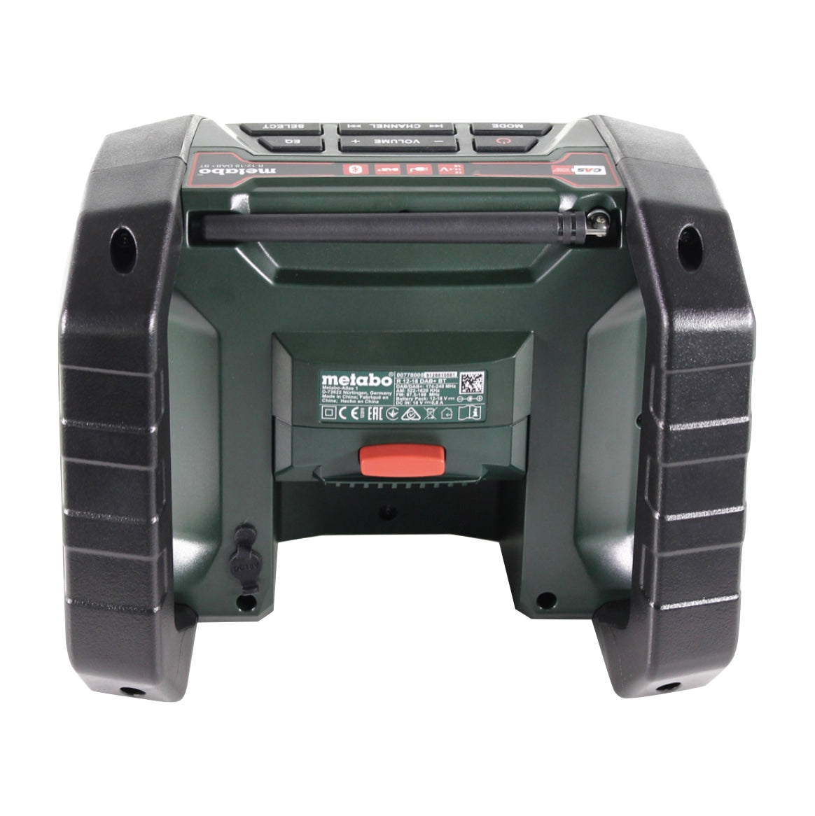 Metabo R 12-18 DAB+ BT Radio de chantier sur batterie 12-18 V DAB+ + 1x batterie 4,0 Ah - sans chargeur