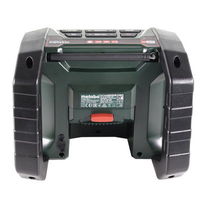 Metabo R 12-18 DAB+ BT radio de chantier sur batterie 12-18 V DAB+ + 1x batterie 4,0 Ah + chargeur