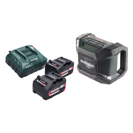 Metabo R 12-18 DAB+ BT radio de chantier sur batterie 12-18 V DAB+ + 2x batteries 4,0 Ah + chargeur