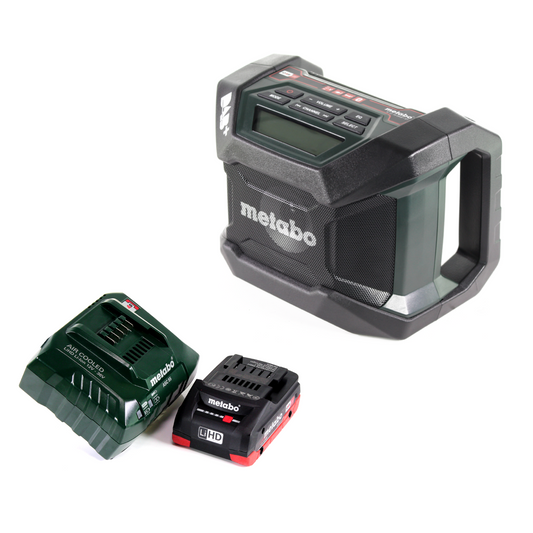 Metabo R 12-18 DAB+ BT Akku Baustellenradio 12-18 V DAB+ + 1x LiHD Akku 4,0 Ah + Ladegerät