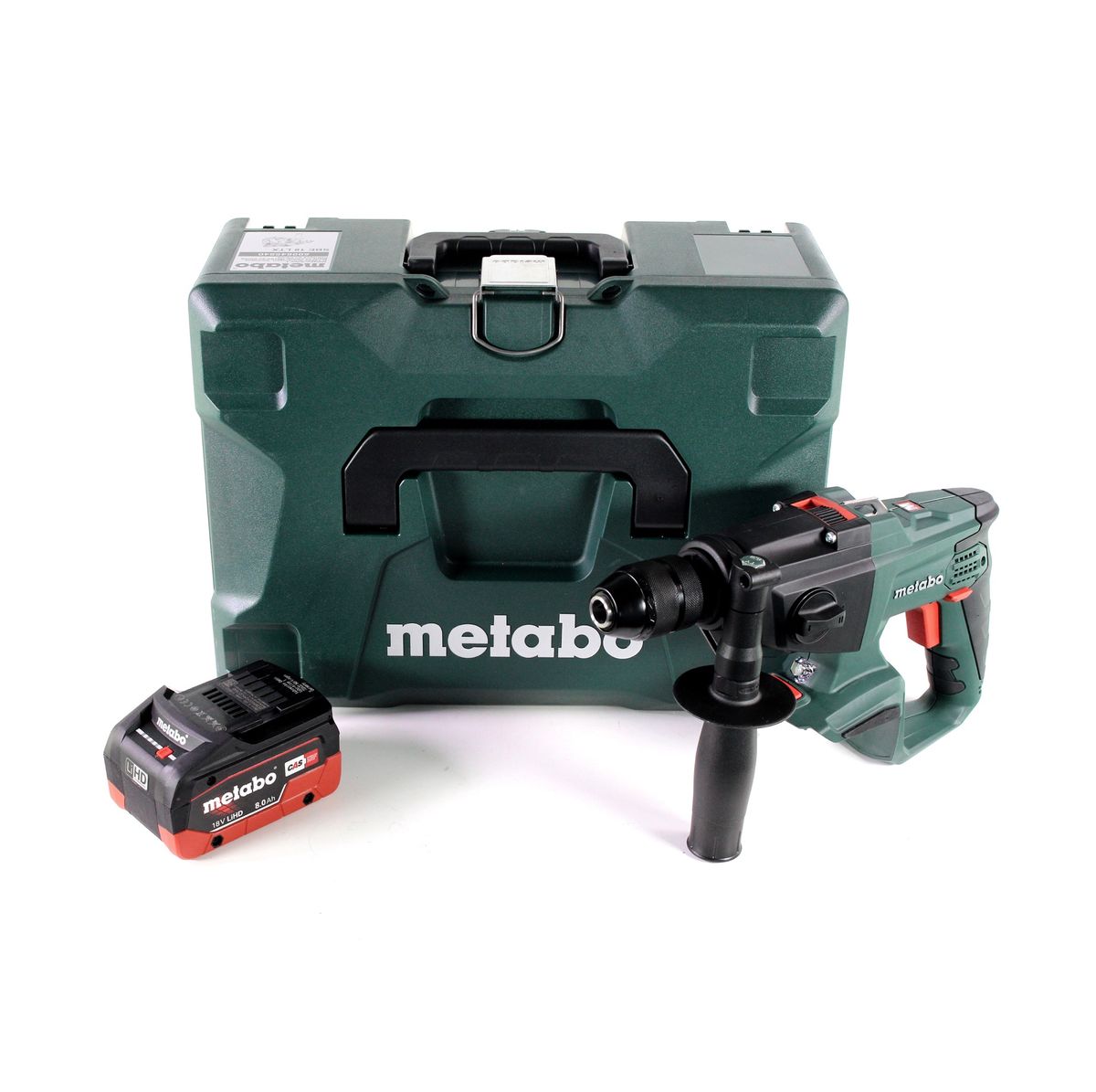 Perceuse à percussion sur batterie Metabo SBE 18 LTX 18 V 24 Nm + 1x batterie LiHD 8,0 Ah + MetaLoc - sans chargeur