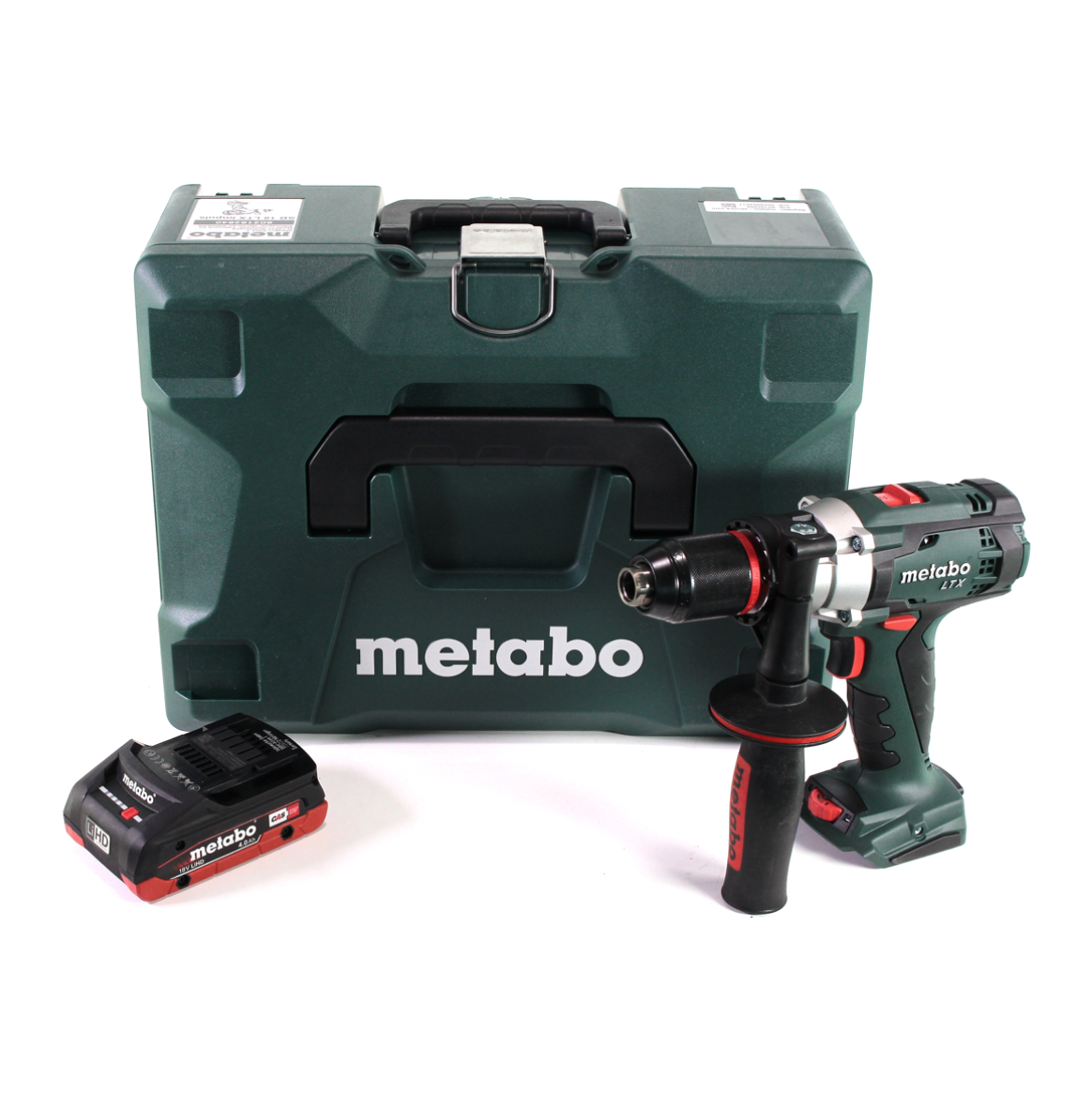 Metabo SB 18 LTX Impuls Akku Schlagbohrschrauber 18 V 110 Nm + 1x LiHD Akku 4,0 Ah + MetaLoc - ohne Ladegerät