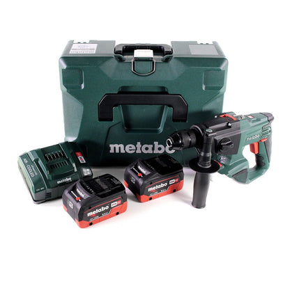 Perceuse à percussion sur batterie Metabo SBE 18 LTX 18 V 24 Nm + 2x batterie LiHD 8,0 Ah + chargeur + MetaLoc