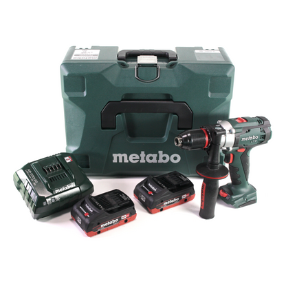 Metabo SB 18 LTX Impuls Akku Schlagbohrschrauber 18 V 110 Nm + 2x LiHD Akku 4,0 Ah + Ladegerät + MetaLoc