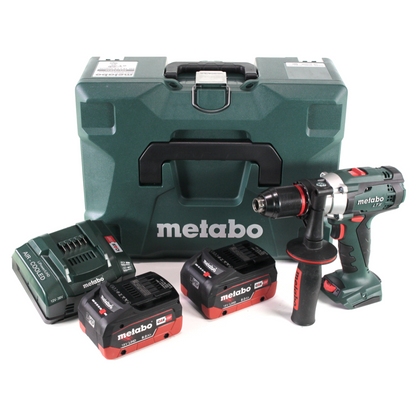 Perceuse à percussion sans fil Metabo SB 18 LTX Impuls 18 V 110 Nm + 2 batteries LiHD 8,0 Ah + chargeur + MetaLoc