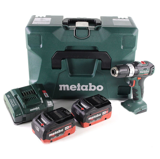 Perceuse à percussion sans fil Metabo SB 18 L BL 18 V 60 Nm sans balais + 2 batteries LiHD 8,0 Ah + chargeur + MetaLoc