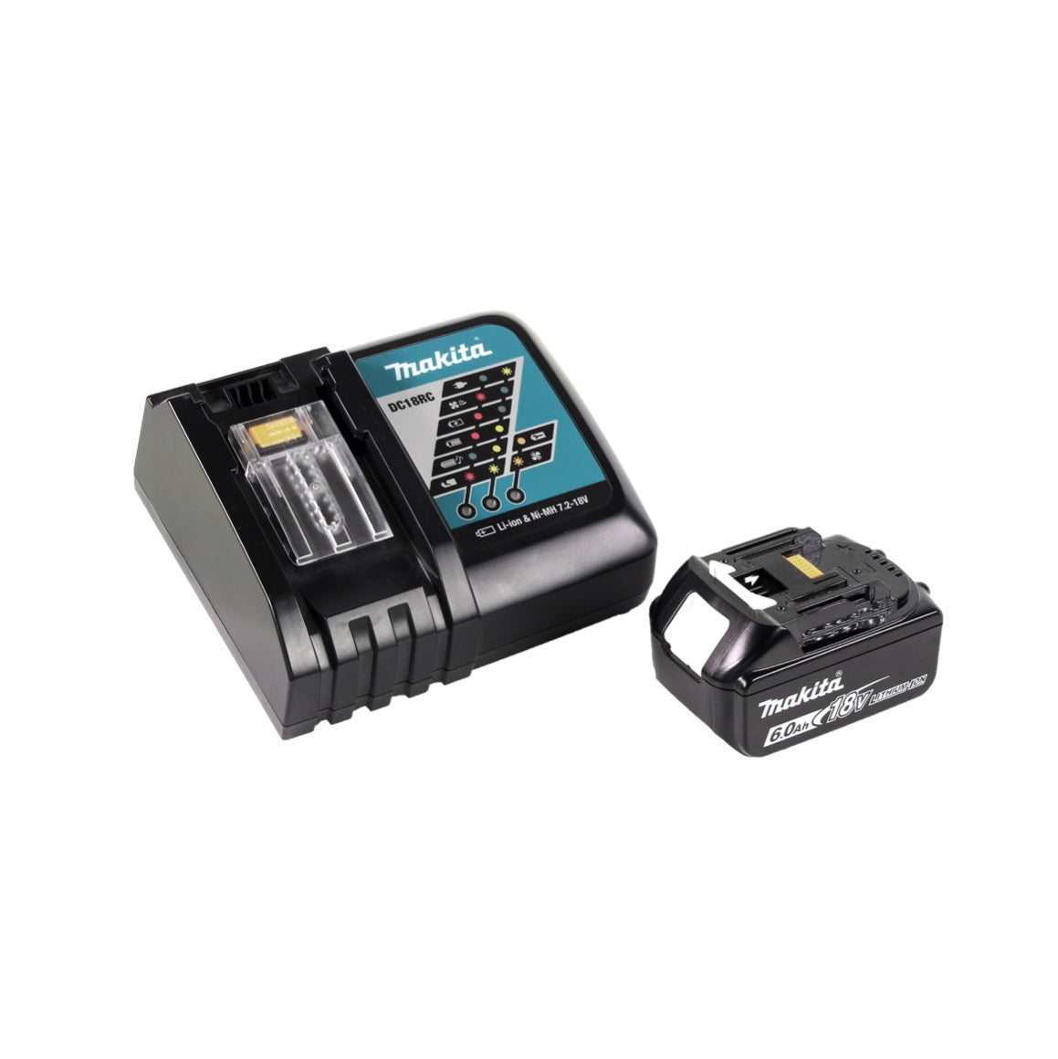 Perceuse à percussion sans fil Makita DHP 456 RG1J 18 V 50 Nm + Makpac + 1 batterie 6,0 Ah + chargeur