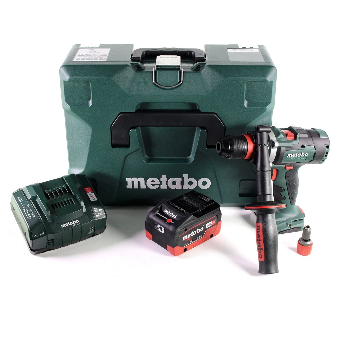 Metabo BS 18 LTX-3 BL QI perceuse-visseuse sans fil 18 V 120 Nm sans balais + 1 batterie LiHD 8,0 Ah + chargeur + MetaLoc