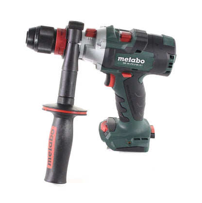 Perceuse à percussion sans fil Metabo SB 18 LTX-3 BL QI 18 V 120 Nm sans balais + 2 batteries LiHD 8,0 Ah + chargeur + métaBOX