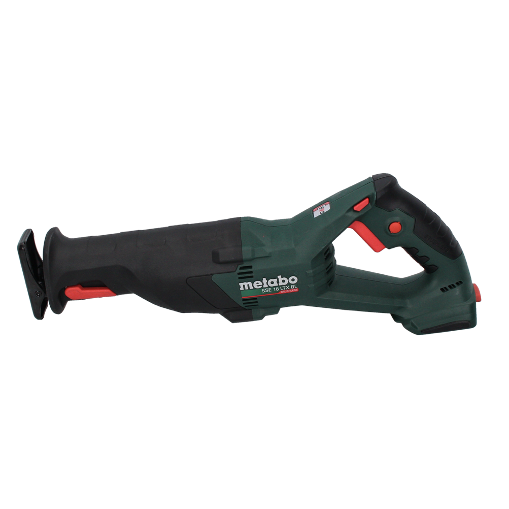 Scie sabre à batterie Metabo SSE 18 LTX BL scie alternative 18 V sans balais (602267650) + 2x batterie 5,2 Ah + chargeur + métaBOX