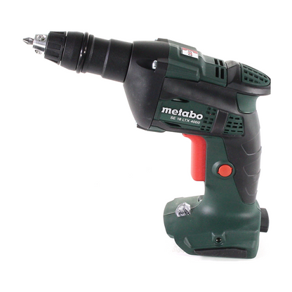 Visseuse à cloison sèche sans fil Metabo SE 18 LTX 4000 18 V 7 Nm 1/4" + 1x batterie LiHD 4,0 Ah + MetaLoc - sans chargeur