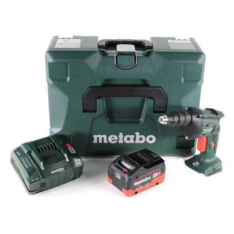 Visseuse à cloison sèche sans fil Metabo SE 18 LTX 4000 18 V 7 Nm 1/4" + 1 batterie LiHD 8,0 Ah + chargeur + MetaLoc