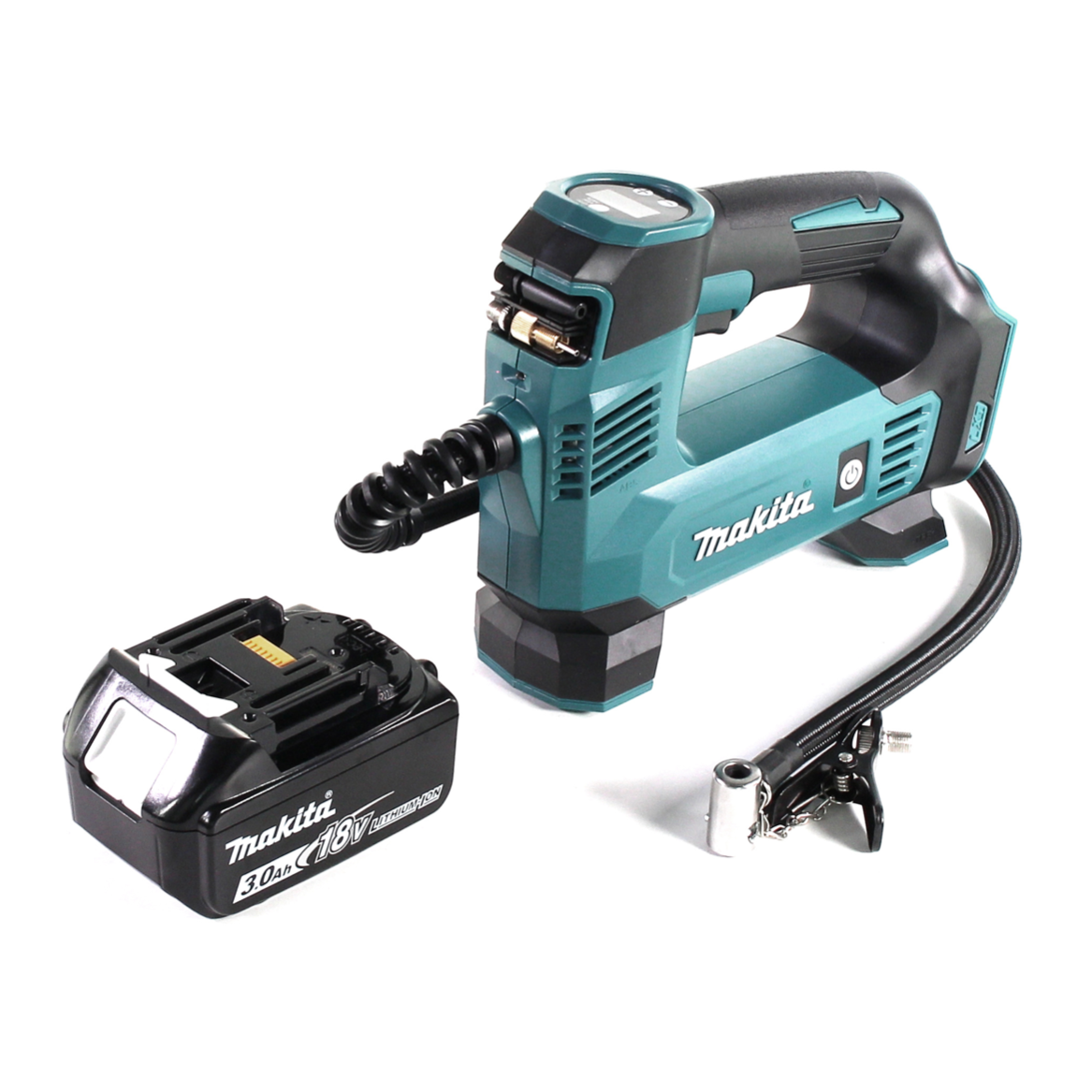 Makita DMP 180 F1 Akku Kompressor 18 V 8,3 bar + 1x Akku 3,0 Ah - ohne Ladegerät - Toolbrothers