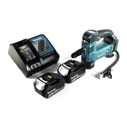 Makita DMP 180 RG Akku Kompressor 18 V 8,3 bar + 2x Akku 6,0 Ah + Ladegerät - Toolbrothers