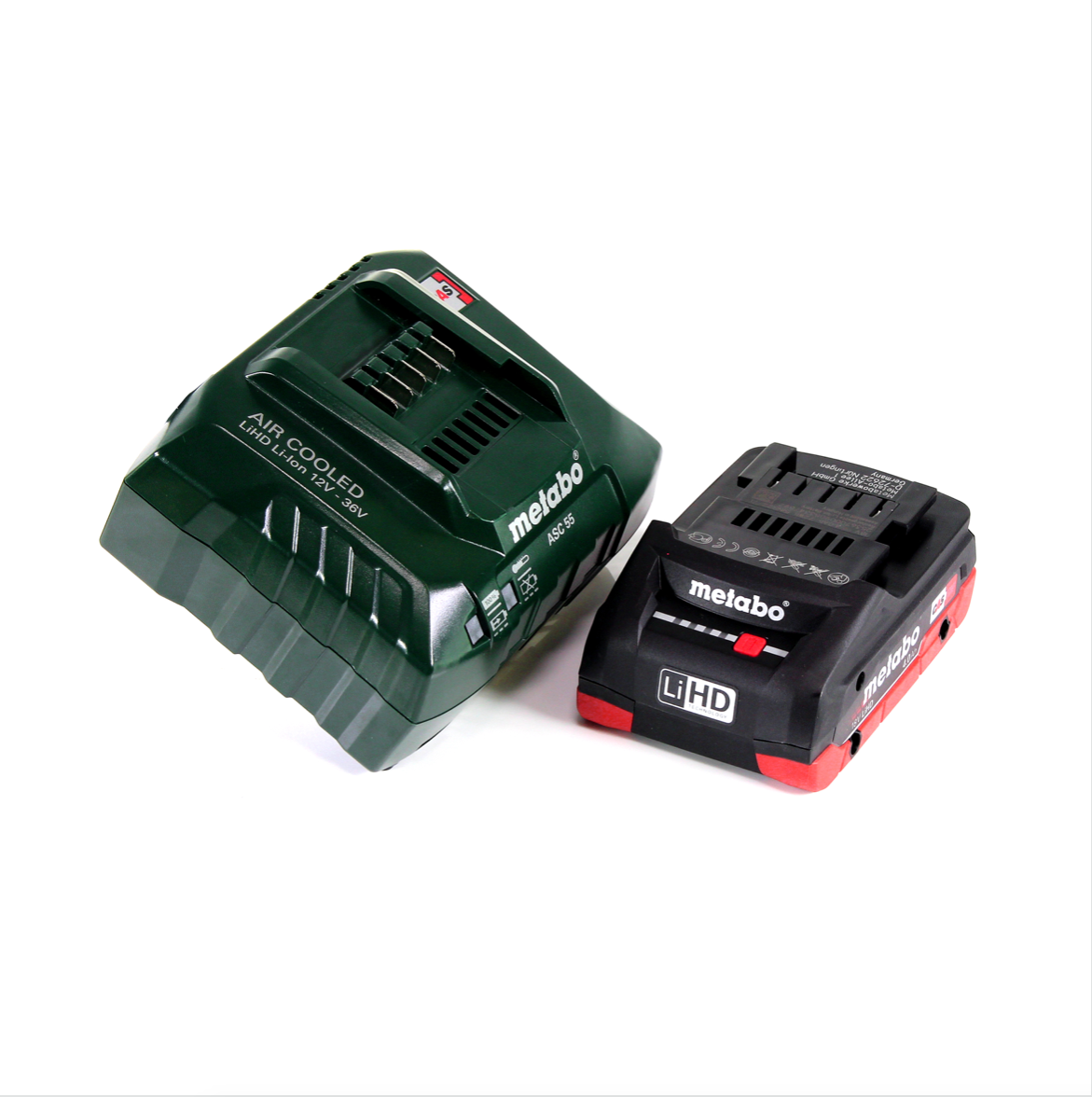 Ponceuse à bande à batterie Metabo RB 18 LTX 60 18 V 60 mm + 1 batterie LiHD 4,0 Ah + chargeur