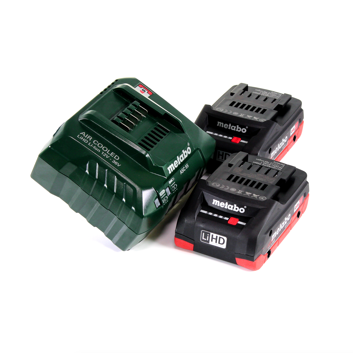 Metabo RB 18 LTX 60 Akku Rohrbandschleifer 18 V 60 mm + 2x LiHD Akku 4,0 Ah + Ladegerät