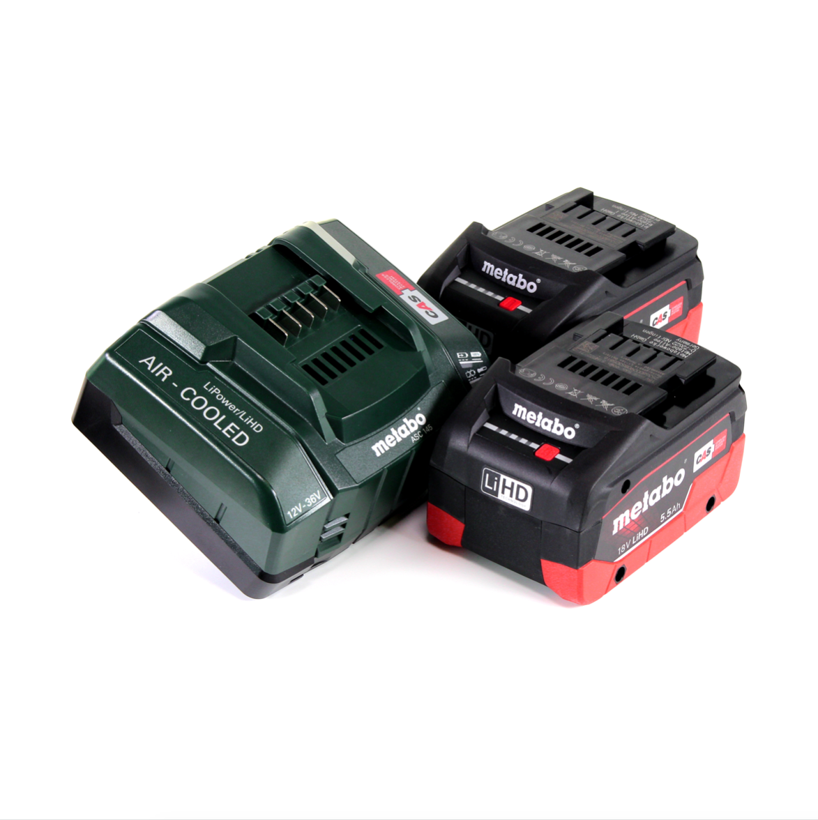 Ponceuse à bande à batterie Metabo RB 18 LTX 60 18 V 60 mm + 2 batteries LiHD 5,5 Ah + chargeur