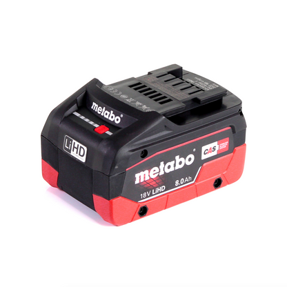 Ponceuse à bande à batterie Metabo RB 18 LTX 60 18 V 60 mm + 1 batterie LiHD 8,0 Ah - sans chargeur