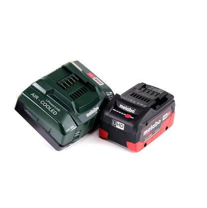 Metabo SCV 18 LTX BL 1,6 Cisaille à tôle sans fil 18V Brushless + 1x Batterie LiHD 5,5 Ah  + Chargeur + Coffret MetaLoc