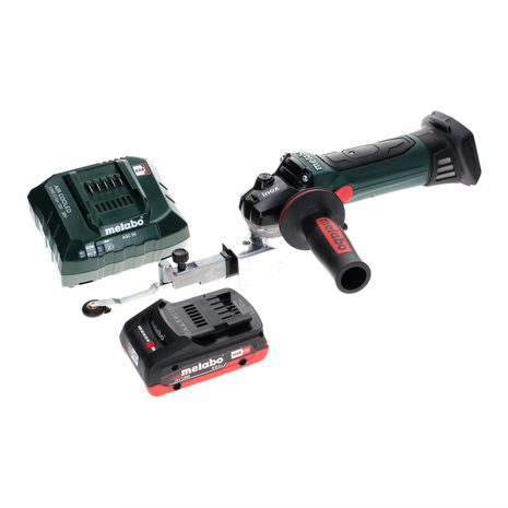 Lime à batterie Metabo BF 18 LTX 90 18 V 90 mm + 1 batterie LiHD 4,0 Ah + chargeur