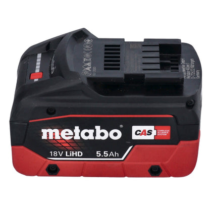 Metabo NIV 18 LTX BL Grignoteuse sans fil 18 V brushless + 1x Batterie LiHD 5,5 Ah + metaBOX - sans chargeur