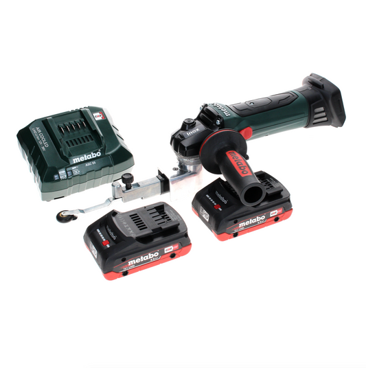 Lime à bande de batterie Metabo BF 18 LTX 90 18 V 90 mm + 2x batterie LiHD 4,0 Ah + chargeur