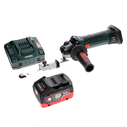 Lime à batterie Metabo BF 18 LTX 90 18 V 90 mm + 1 batterie LiHD 5,0 Ah + chargeur